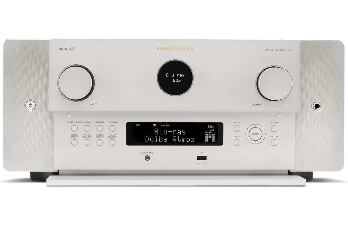 Marantz Cinema 40 9.4 Channel A/V Receiver with Dolby Atmos and Built-In Streaming