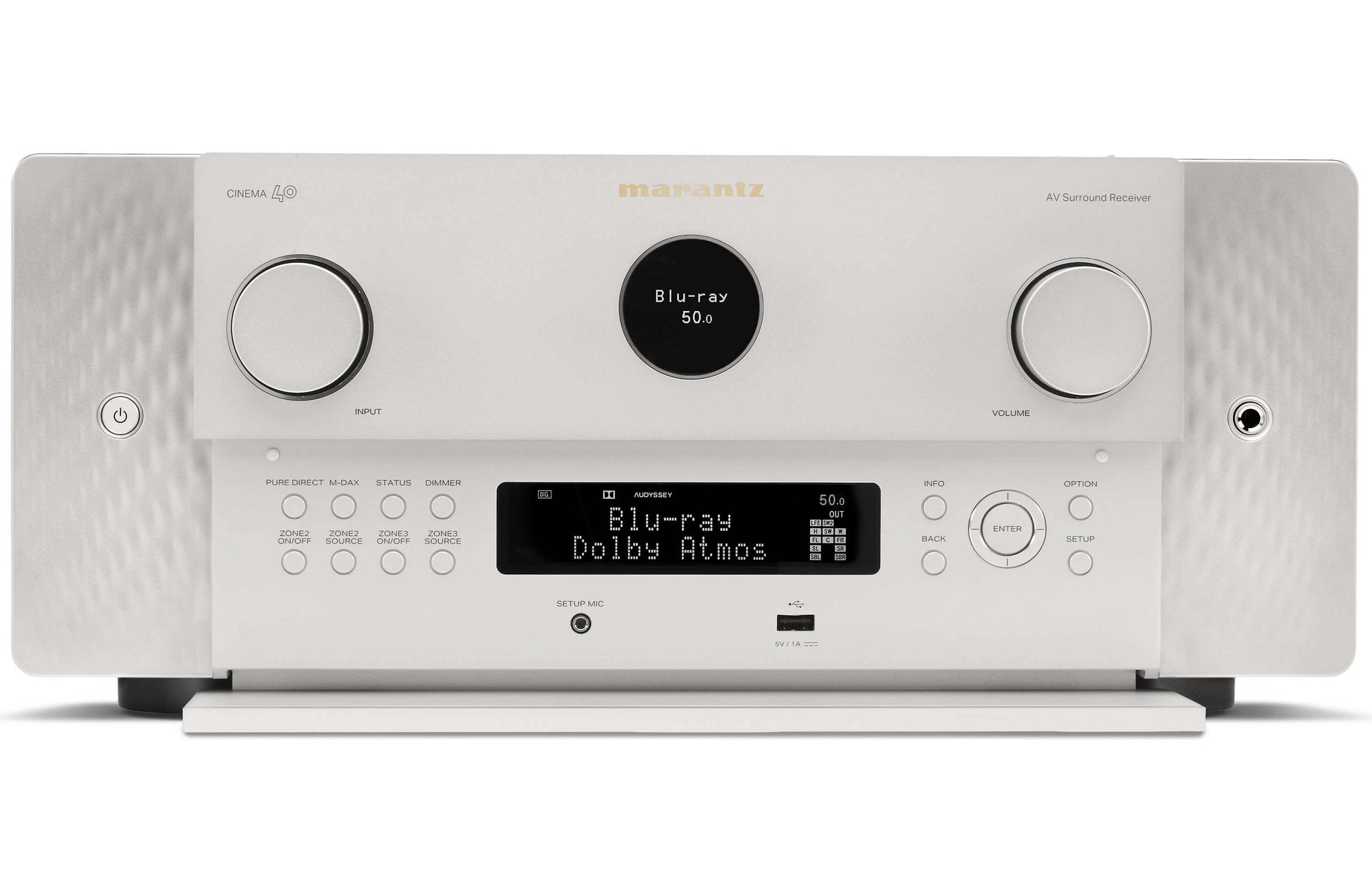 Marantz Cinema 40 9.4 Channel A/V Receiver with Dolby Atmos and Built-In Streaming
