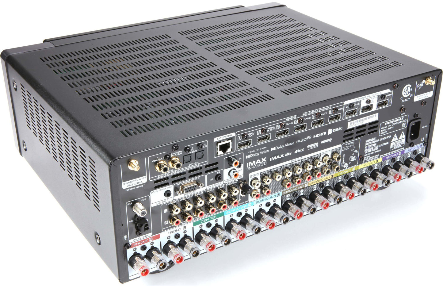 Marantz Cinema 50 9.4 Channel A/V Receiver with Dolby Atmos and Built-In Streaming Open Box