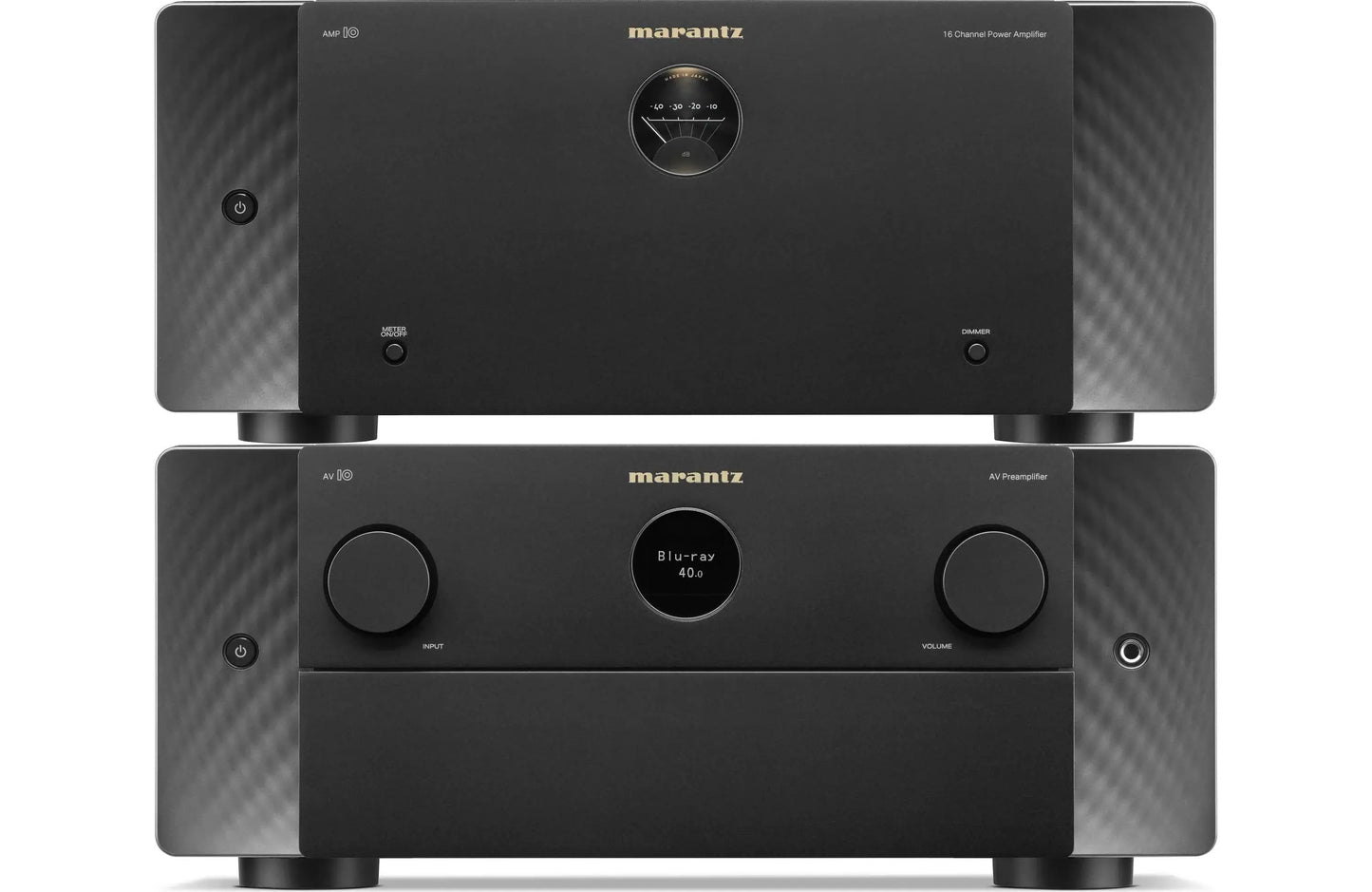 Marantz AV 10 15.4 Channel AV Preamplifier and Marantz AMP 10 16 Channel Power Amplifier Bundle