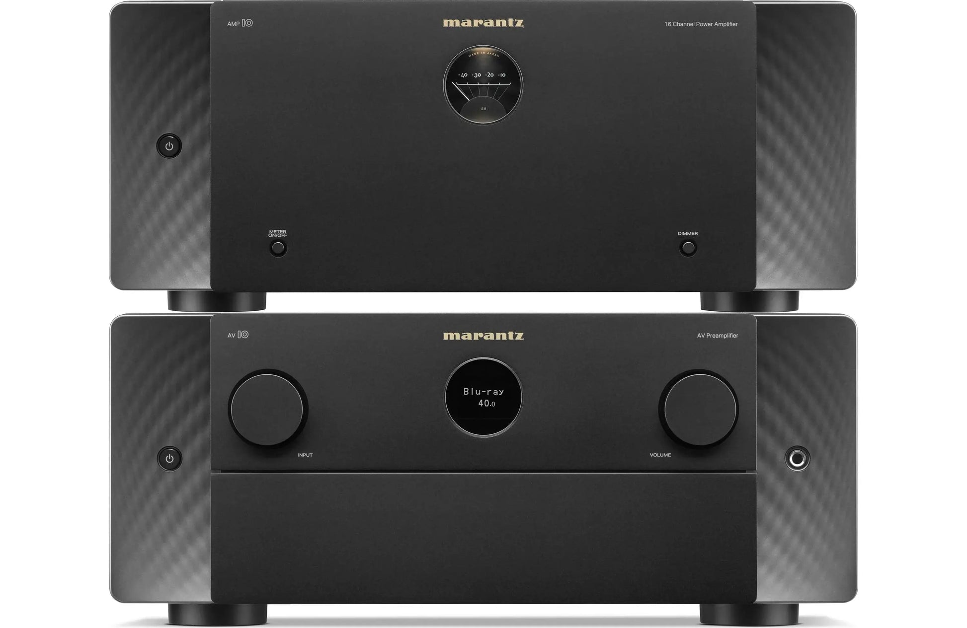 Marantz AV 10 15.4 Channel AV Preamplifier and Marantz AMP 10 16 Channel Power Amplifier Bundle