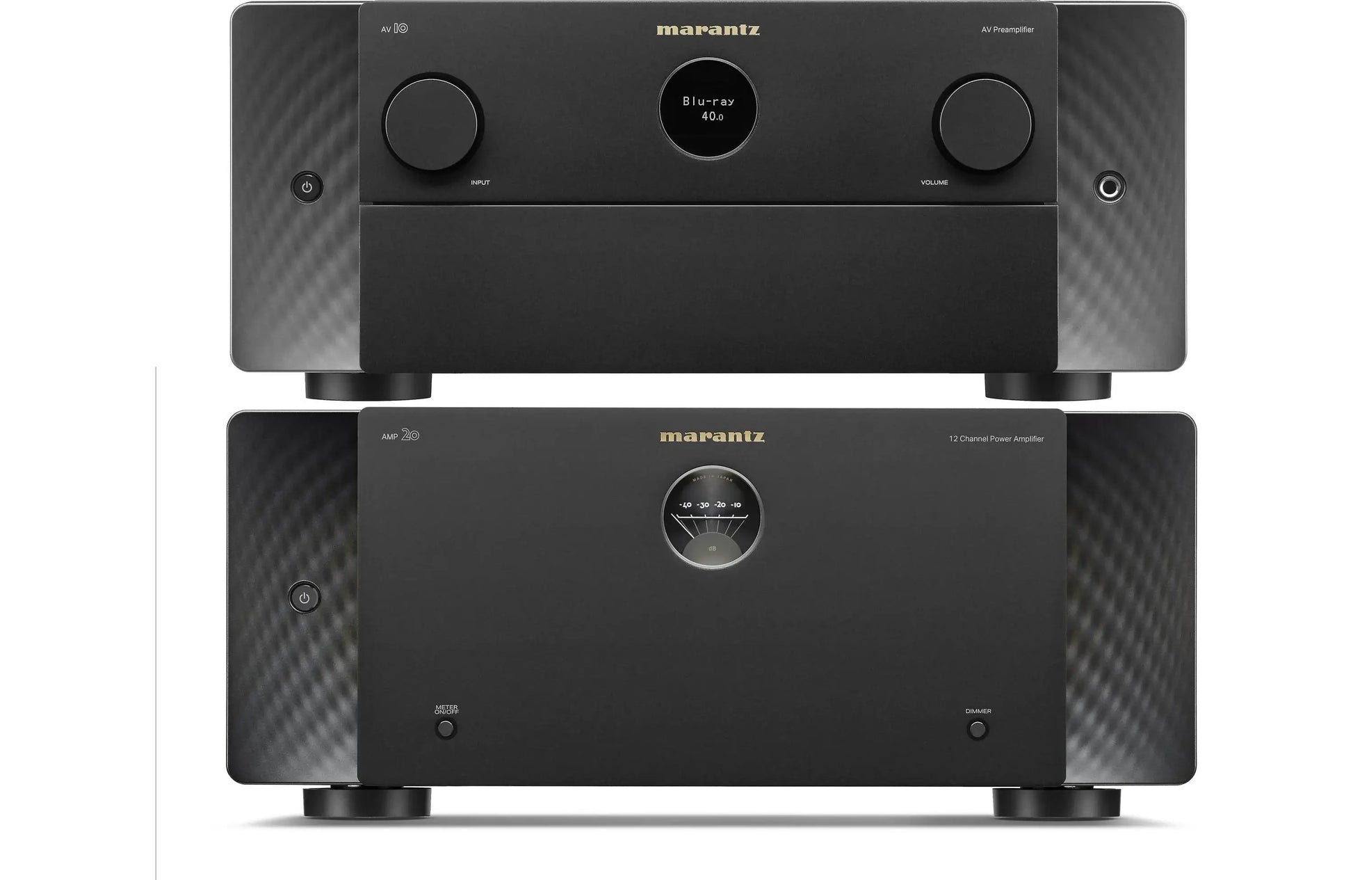 Marantz AV 10 15.4 Channel AV Preamplifier and Marantz AMP 20 12 Channel Power Amplifier Bundle