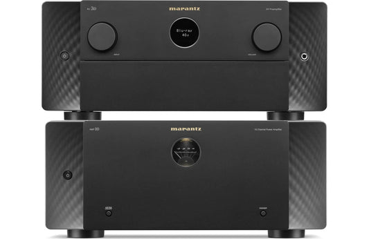 Marantz AV 20 13.4 Channel AV Preamplifier and Marantz AMP 10 16 Channel Power Amplifier Bundle