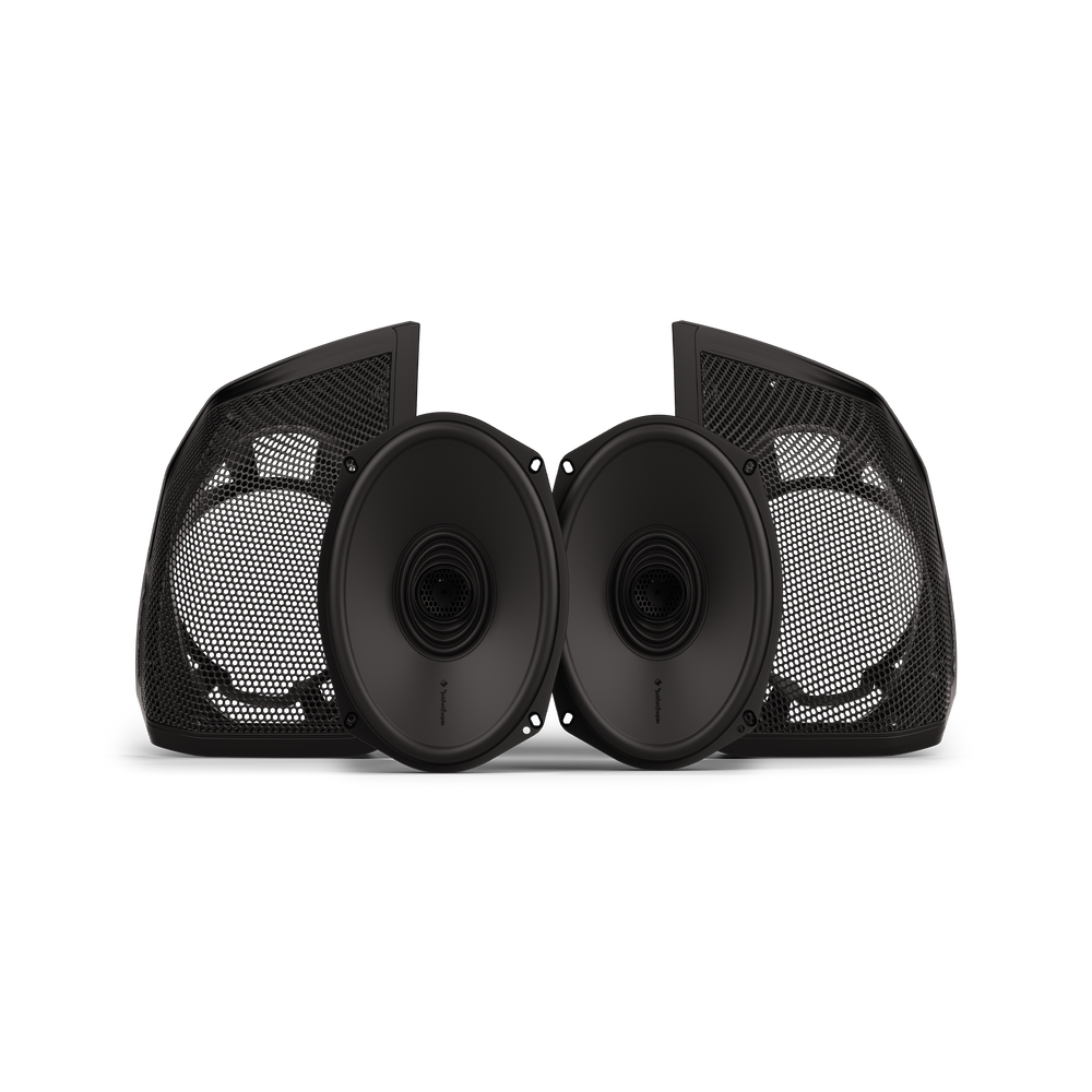 Rockford Fosgate 6x9" Aftermarket Saddlebag Cut-In Speaker Kit HD24BL69