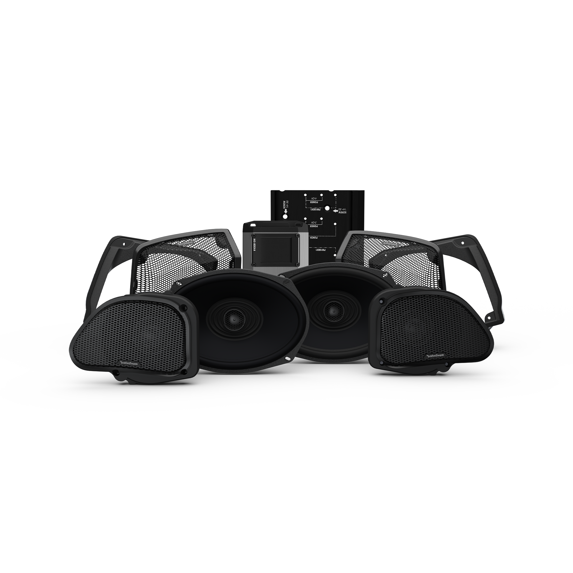 Stage-3 Speaker & Amp Kit for 1998-2013 Harley-Davidson Road Glide (Gen-3)