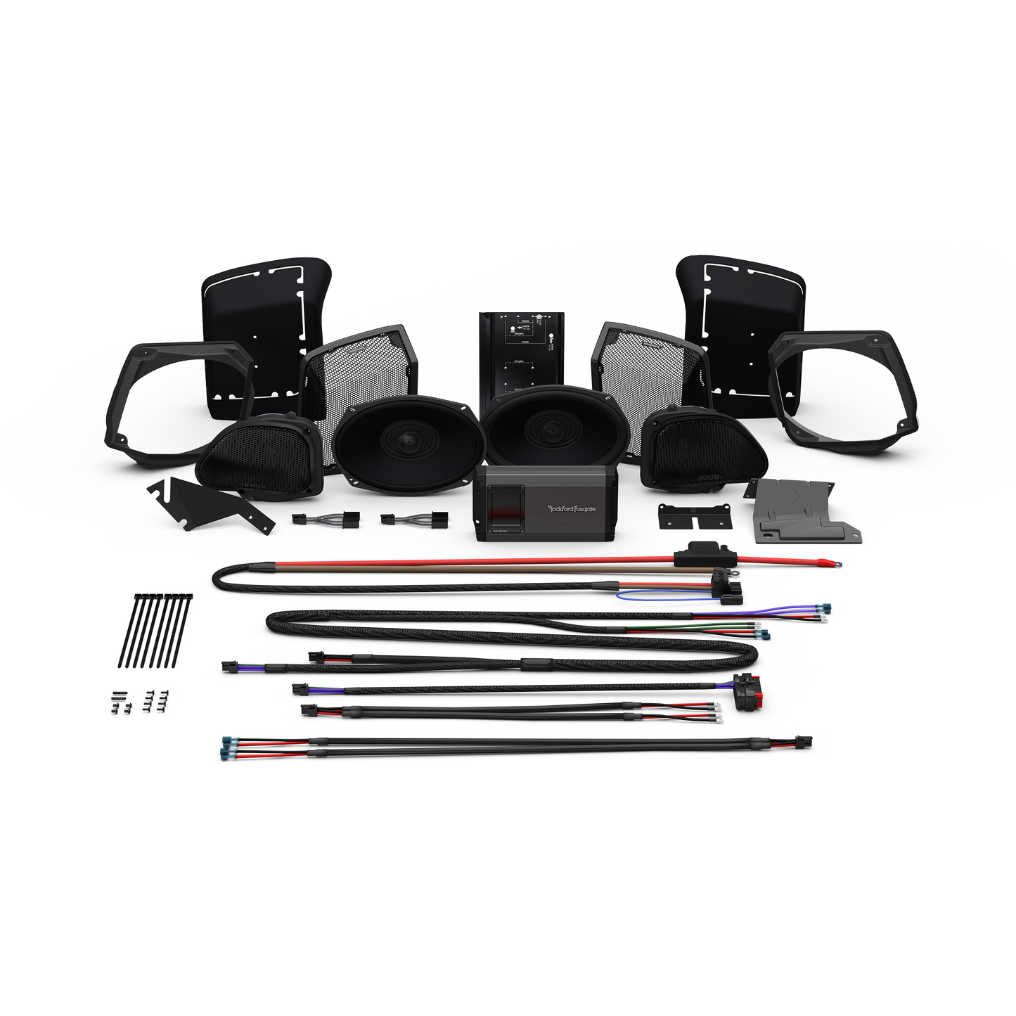Stage-3 Speaker & Amp Kit for 1998-2013 Harley-Davidson Road Glide (Gen-3)