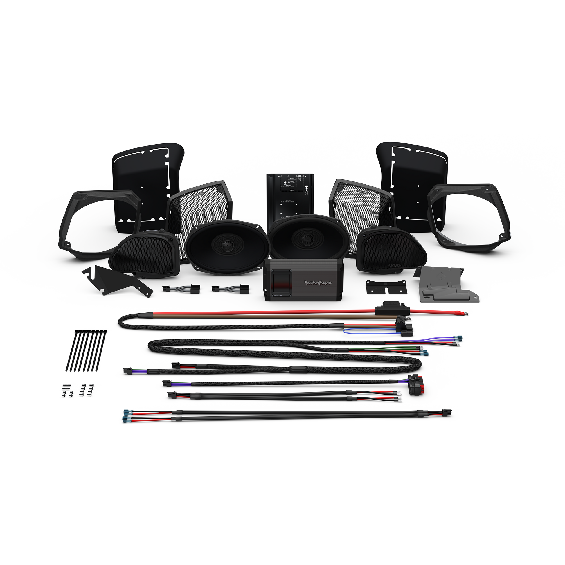 Stage-3 Speaker & Amp Kit for 1998-2013 Harley-Davidson Road Glide (Gen-3)