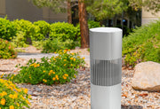Luxury Bollard Spkr, 10in Sub, 360deg 6.5in 8hm/70v, Champag