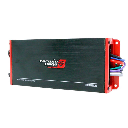 4-Channel RPM HED Marine Grade Class-D Amplifier - HRPM360.4D