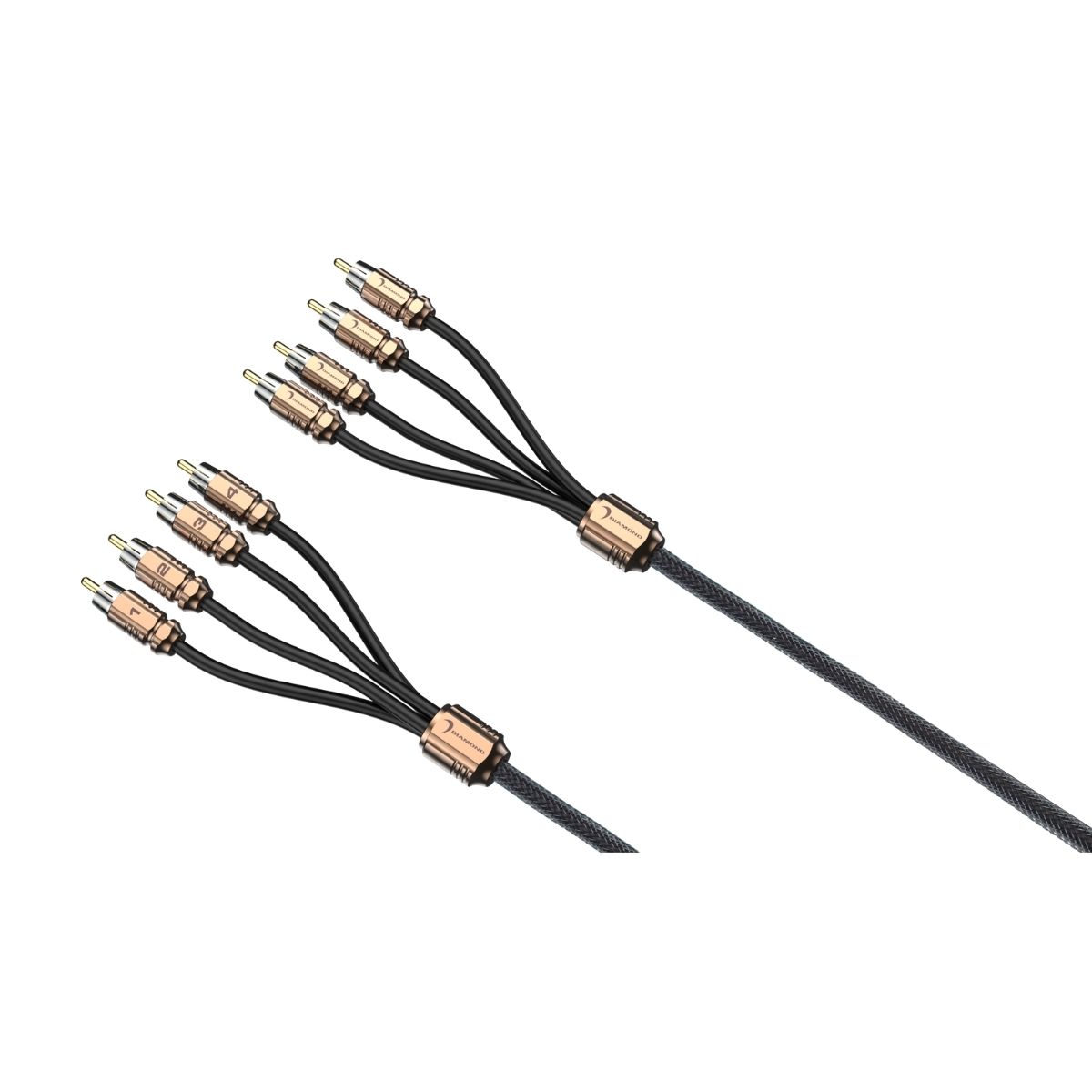 17Ft Four Channel RCA Cable - HX417