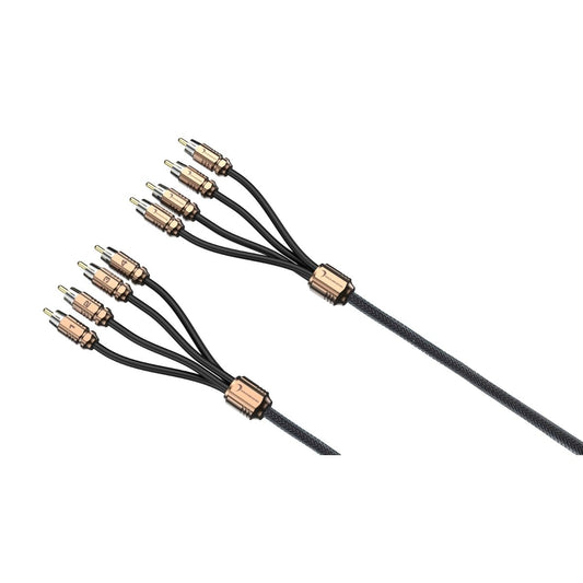 17Ft Four Channel RCA Cable - HX417