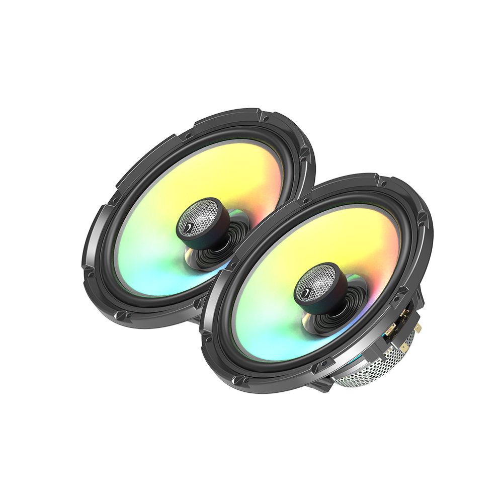 6.5" HXMF Series 2-Way Marine Speaker w/Titanium Dome Tweeter (2Ω) - HXM65F2