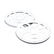 6.5" Flush Mount Speaker Grills - White (Pair) - HXM69FWW