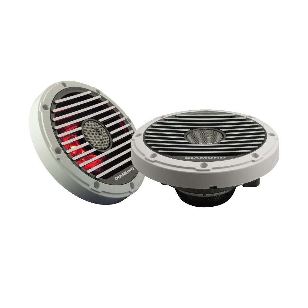 8" HXM Series 2-Way Marine Speaker w/RGB LED Lighting - HXM8