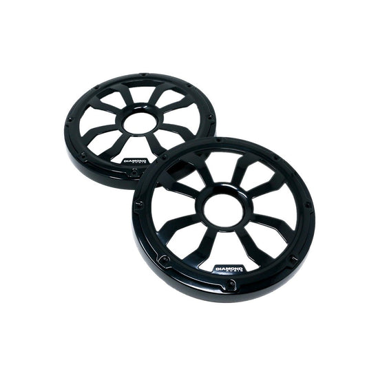 6.5″ Flush Mount Speaker Grills - Black (Pair) - HXM65FBB
