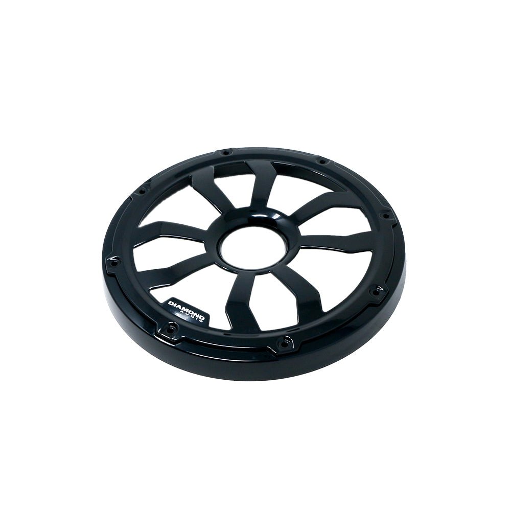 8" Flush Mount Speaker Grills - Black (Pair) - HXM8FBB