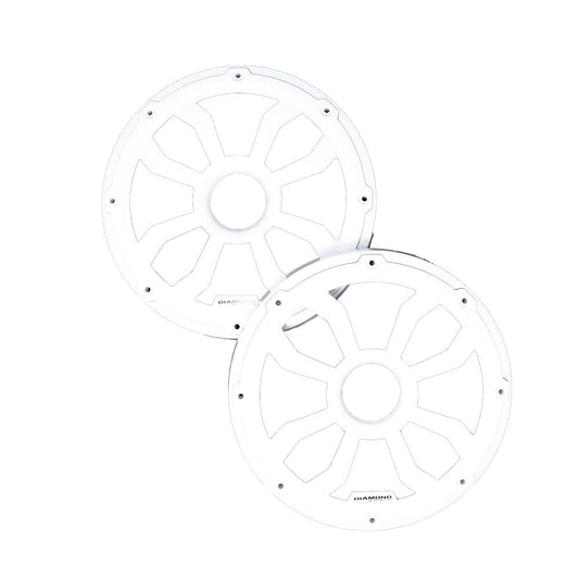 6.5" Flush Mount Speaker Grills - Pair (White) - HXM65FWW