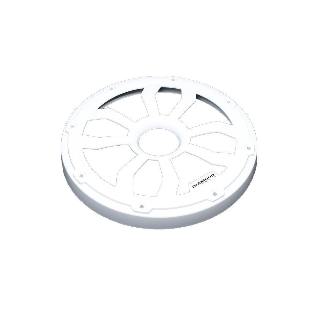 8" Flush Mount Speaker Grills, Pair (White) - HXM8FWW