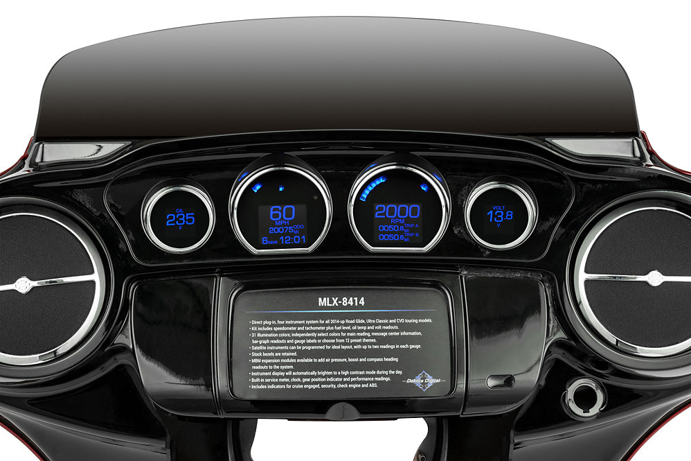 DAKOTA DIGITAL GAUGE SET FOR HARLEY-DAVIDSON® TOURING | 2014-2023