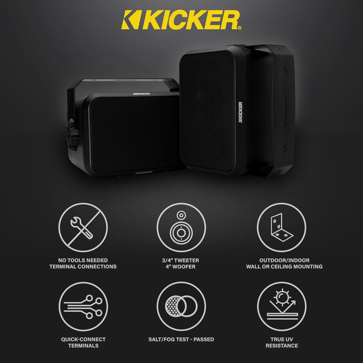 Kicker Outdoor Audio 52OA4