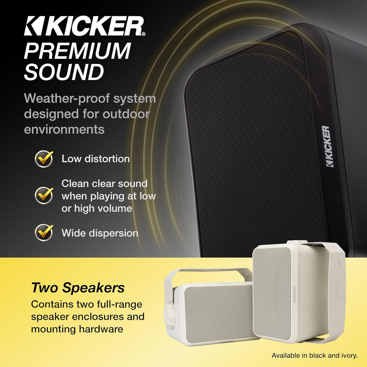 Kicker Outdoor Audio 52OA8