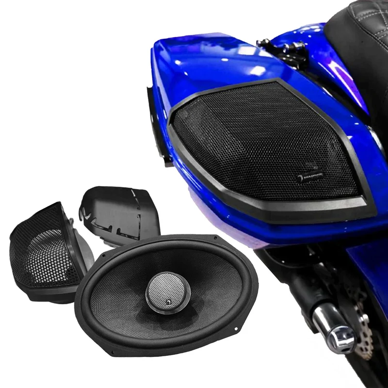 DIAMOND AUDIO (2 Ohm) HXM 8x12 WITH '24-UP CUT IN KIT MSHXM812F2BKLK24