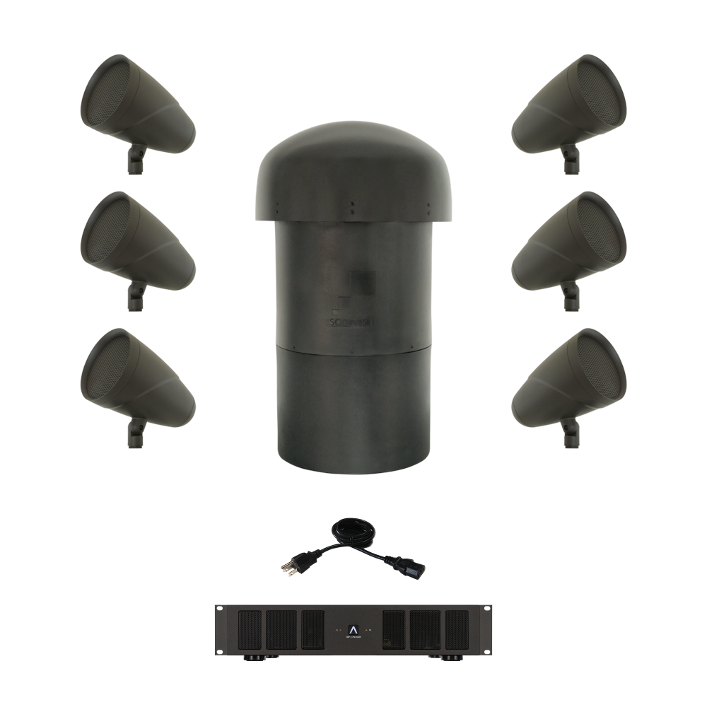 Sonance LS6T LS12T 6.1 Landscape Speaker System w/ DSP 2-750 Amp