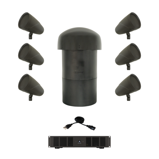 Sonance LS6T LS12T 6.1 Landscape Speaker System w/ DSP 2-750 Amp