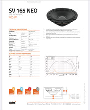 Hertz - 6.5” - SPL Midrange - Hertz SV 165 NEO (Pair)