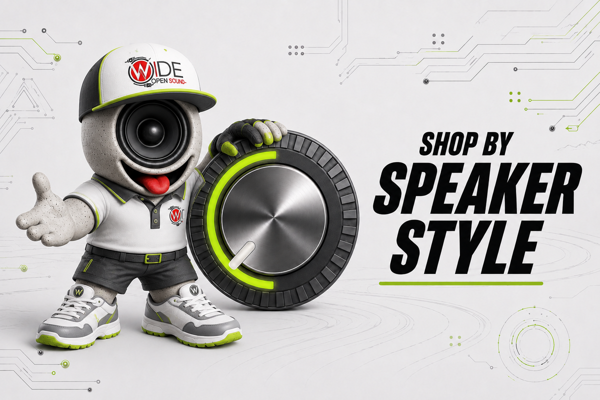 Select Golf Cart speakers by speaker style
