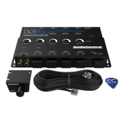 LC8i Black 8-Channel Line Output Converter with Auxiliary Input