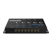 LC8i Black 8-Channel Line Output Converter with Auxiliary Input