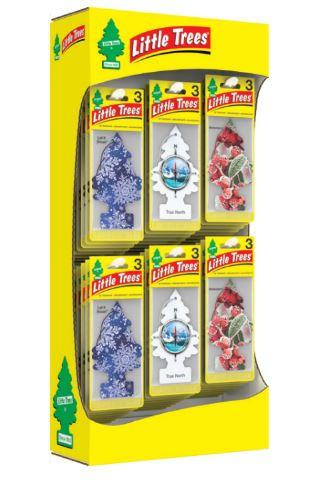 Little Trees 48 COUNT WINTER HALF POWER PANEL; 16 WINTER BERRY 16 LET IT SNOW 16 TRUE NORTH (3 PACKS) ZP32000GDH