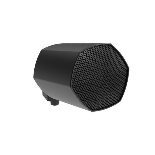 Hexagonal Landscape Sat Speaker 3.5in, No Mount, Black