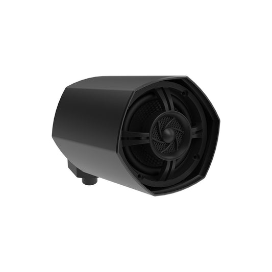 Hexagonal Landscape Sat Speaker 3.5in, No Mount, Black