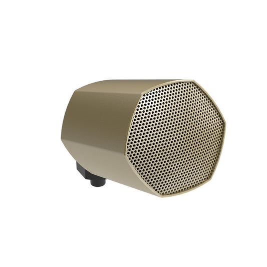 Hexagonal Landscape Sat Speaker 3.5in, No Mount, Champagne