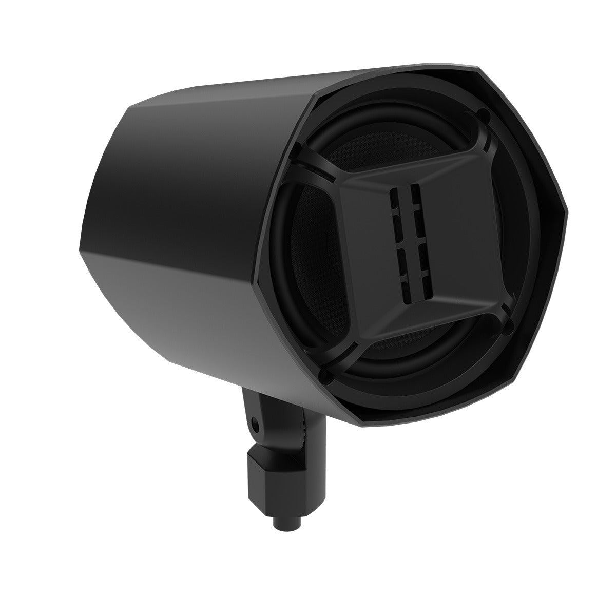 Hexagonal Landscape Sat Speaker 6.5in, No Mount, Black