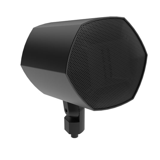 Hexagonal Landscape Sat Speaker 6.5in, No Mount, Black