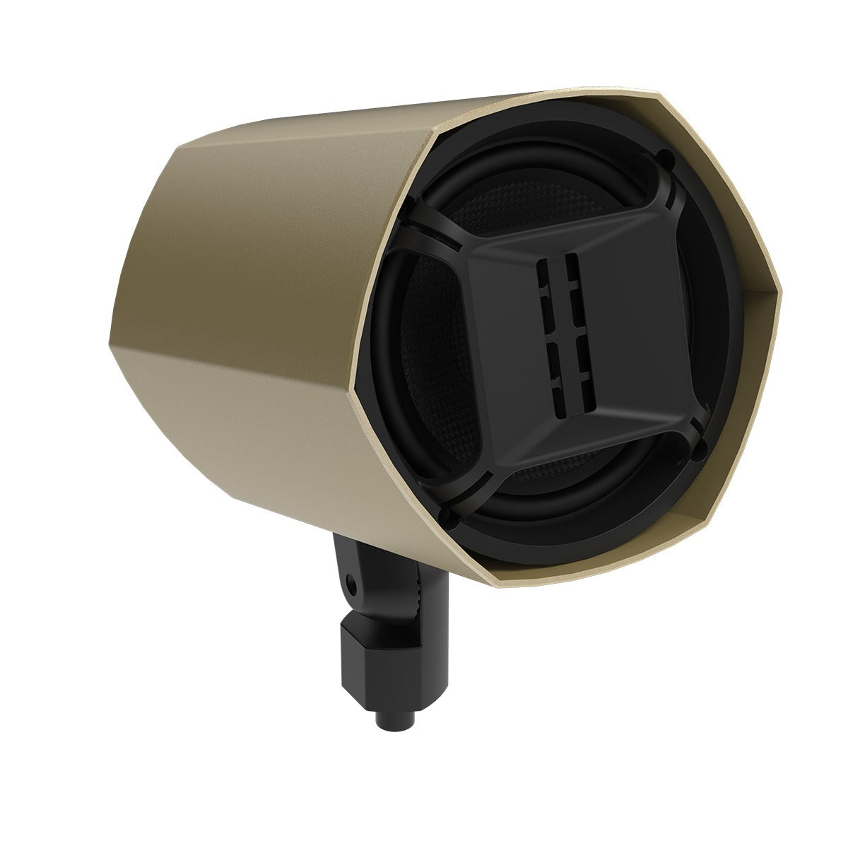 Hexagonal Landscape Sat Speaker 6.5in, No Mount, Champagne