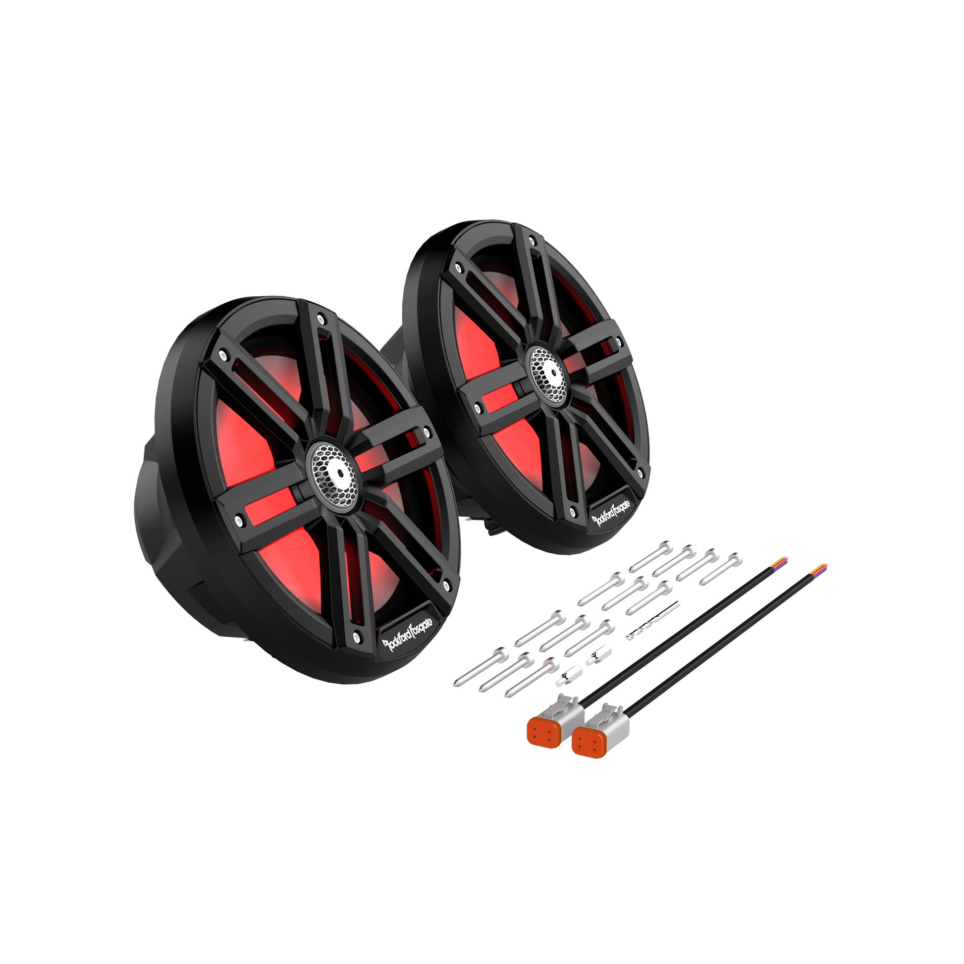 M2 8” Color Optix™ Marine 2-Way Speakers (pr) - Black