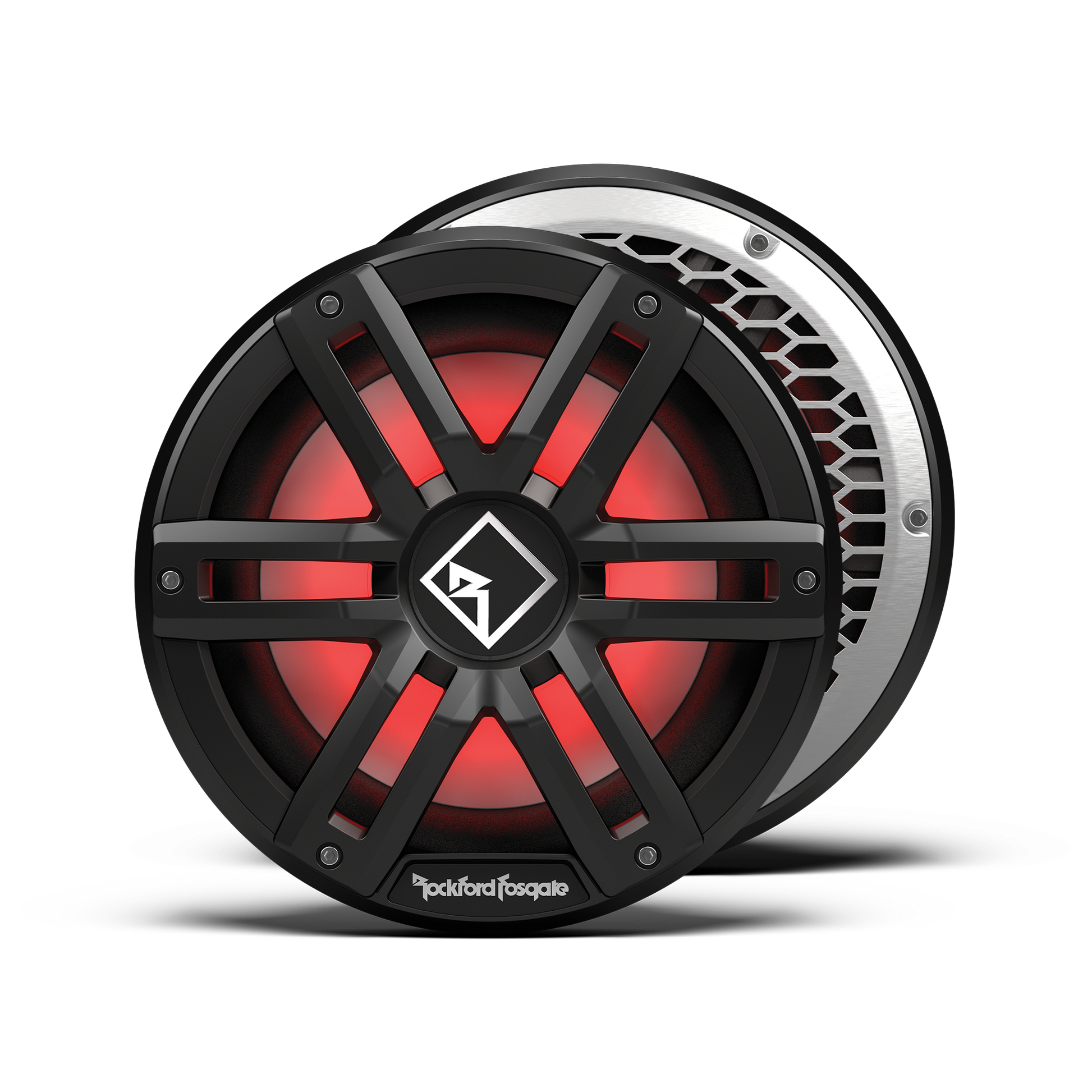 M2 10" DVC 2Ω Color Optix™ Infinite Baffle Marine Subwoofer: Black Gen-2
