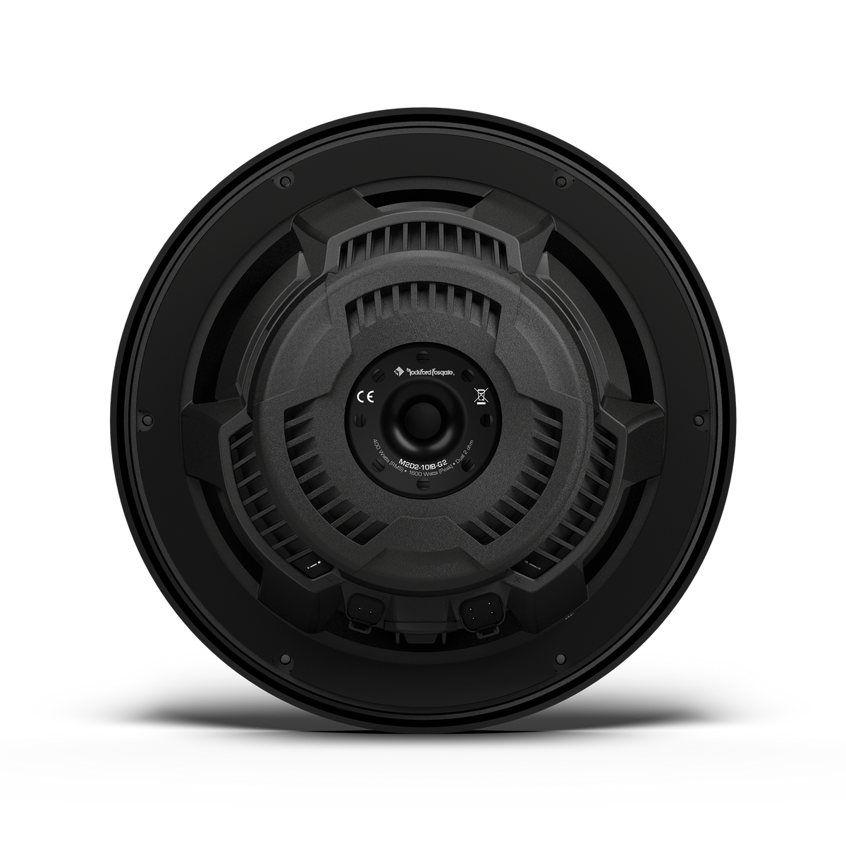 M2 10" DVC 2Ω Color Optix™ Infinite Baffle Marine Subwoofer: Black Gen-2
