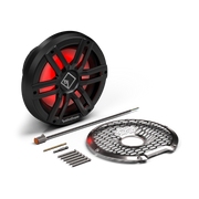 M2 10" DVC 2Ω Color Optix™ Infinite Baffle Marine Subwoofer: Black Gen-2