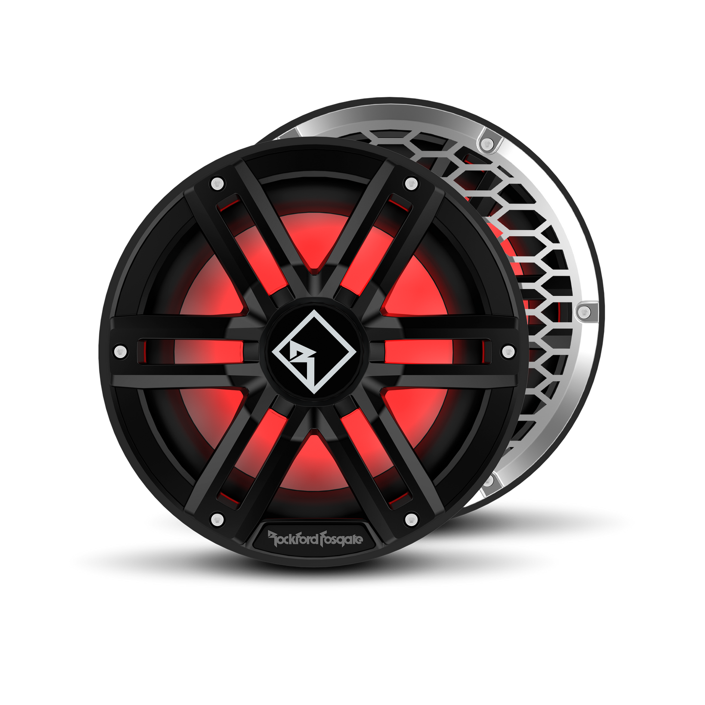 M2 10" DVC 2Ω Color Optix™ Infinite Baffle Marine Subwoofer - Black