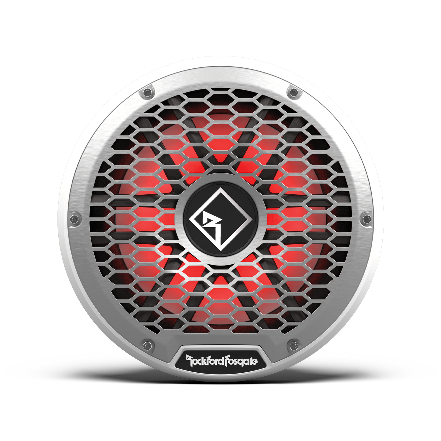 M2 10" DVC 2Ω Color Optix™ Sealed Marine Subwoofer: White Gen-2