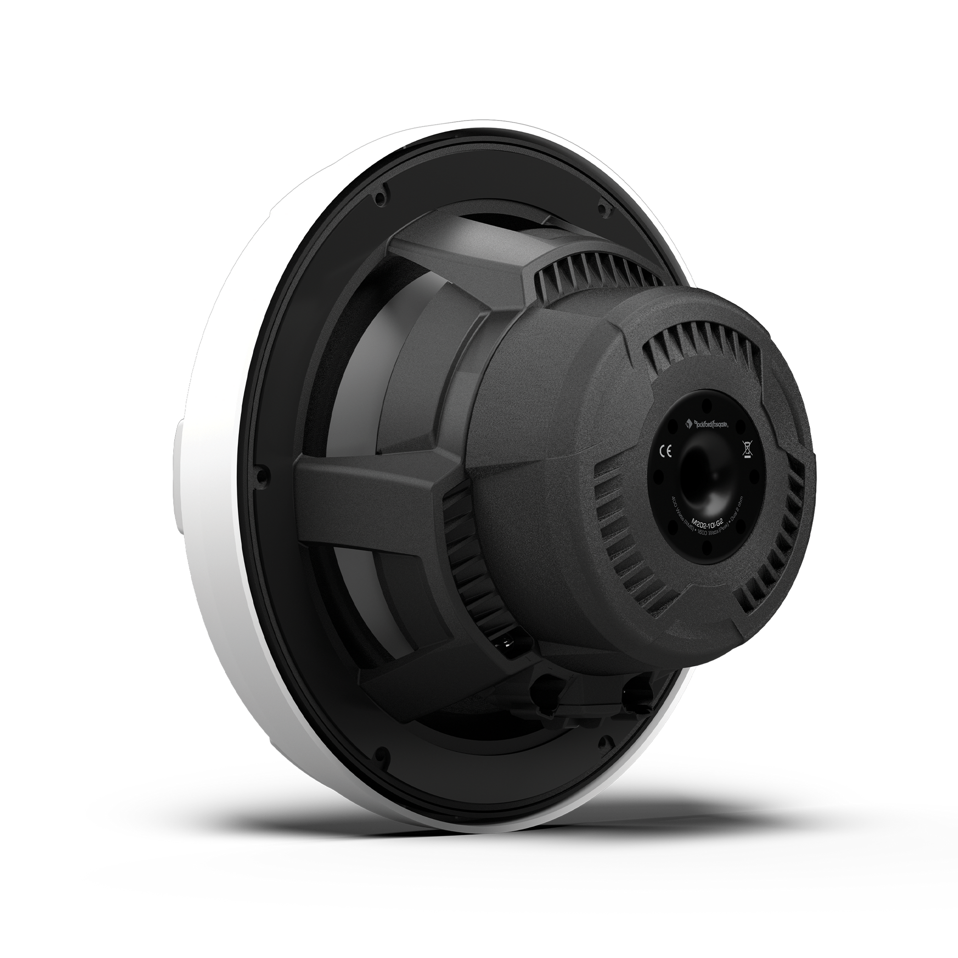 M2 10" DVC 4Ω Color Optix™ Sealed Marine Subwoofer: Black Gen-2