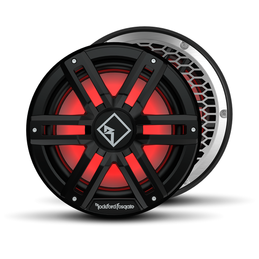 M2 12" DVC 2Ω Color Optix™ Infinite Baffle Marine Subwoofer - Black