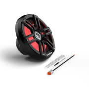 M2 10" DVC 4Ω Color Optix™ Sealed Enclosure Marine Subwoofer - Black