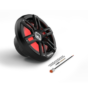 M2 12" DVC 4Ω Color Optix™ Infinite Baffle Marine Subwoofer - Black