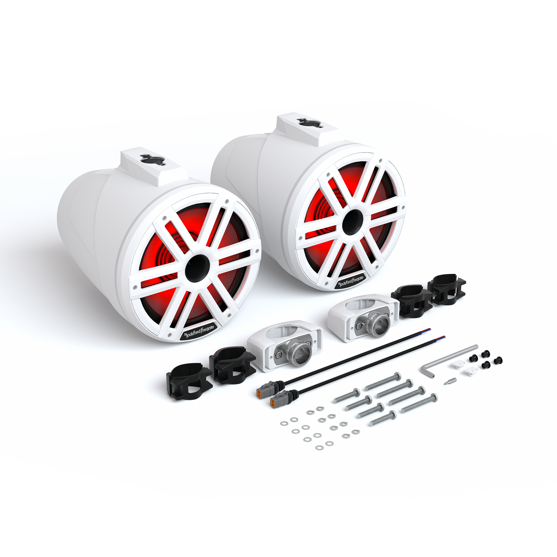 M2 10" Color Optix™ 2-Way Horn Loaded Tower Marine Speakers (pr)